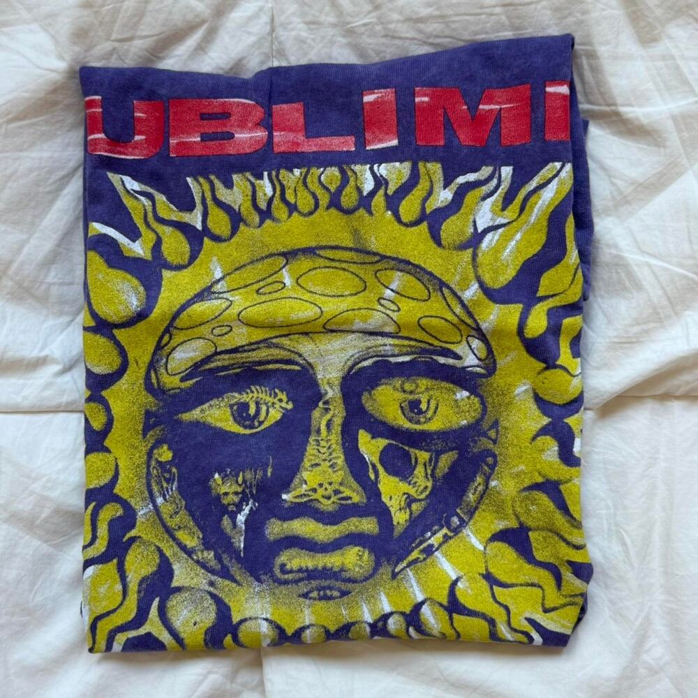 Sublime 40 oz to freedom band tee M casual short‎ sleeve shirt skater celestial